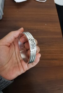 银手镯 瑞银鸟 tiffany 老银镯 18k水晶手链 菩提