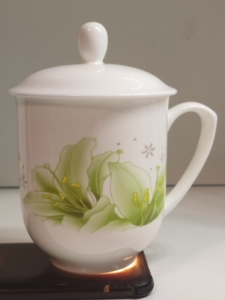 华光陶瓷骨质瓷茶杯盖杯