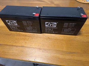 12V7AH电池两组阀控铅酸蓄电池，全新一节30两节50