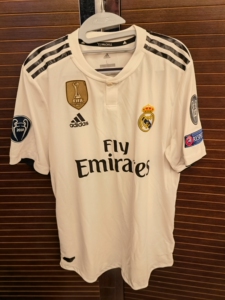 000人付款淘宝1819赛季皇马皇家马德里主场正品球衣 球员版 联赛版ful