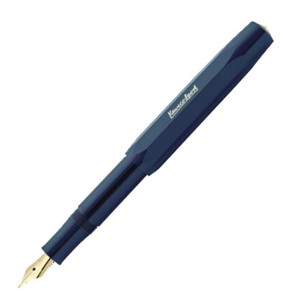Kaweco原装进口，全新海军蓝（黑色也有）口袋钢笔F尖，配