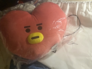 bt21大号抱枕42cm,tata官网入,全新未拆,有防尘袋