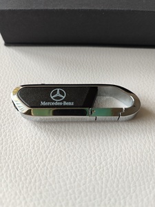 全新原厂奔驰u盘,梅赛德斯奔驰车载u盘钥匙扣u盘,电脑通用