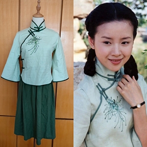 影人时尚金粉世家冷清秋民国服装借雨墨丹青