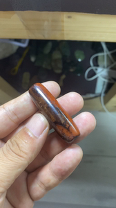 河磨玉火燎红皮火燎皮勒子挂件吊坠河磨玉佩珠勒子