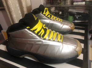 adidas crazy1 科比1代面包,银色,41码,8.