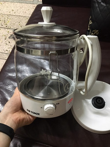天际多功能养生壶热水壶煮水电热壶玻璃液体加热器九成新700w