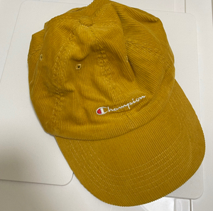 冠军帽子姜黄色