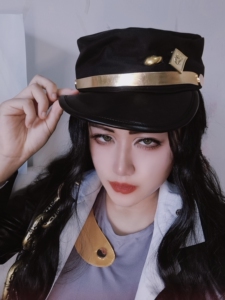 jojo的奇妙冒险空条承太郎黑承性转cos服假发