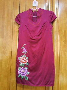 老美华纯手工旗袍!天津老品牌!