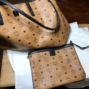 mcm子母包内胆 小包 双面款 边缘内胆均无磨损巴厘岛免税店