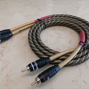 美国怪兽发烧双莲花头音频线rca信号线 长度1.5米 美国优