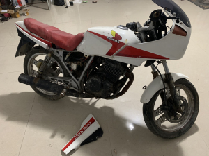 00聪明蛋12淘宝摩托车配件 本田cbx250挡风玻璃 前风挡镜片 250大飞