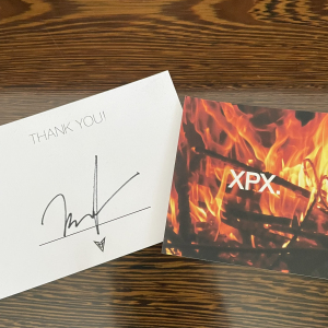 【特价】周柏豪 xpx云石纹签名卡 送绝版小贴纸