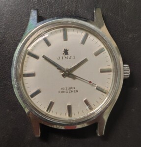 上海手表厂 金鸡 老机械表 成色不错,去年油洗保养过,走的还