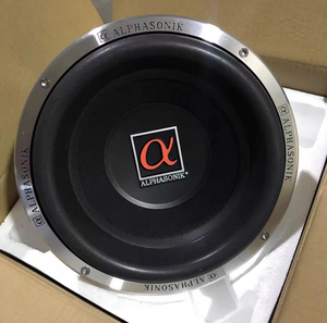 阿尔法汽车音响改装发烧12寸10寸超重低双音圈无源低音炮喇叭