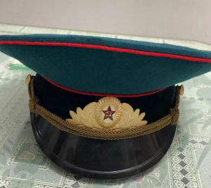 苏联m69条例坦克兵炮兵技术兵军官礼服大檐帽,头围54,53