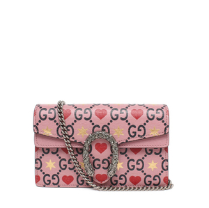 gucci 情人节限量款爱心桃心7315星星78酒神包mini包链