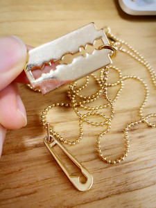 mcq alexander mcqueen麦昆刀片项链