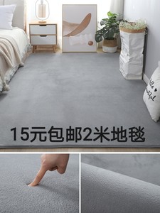 2米地毯15元工厂清仓处理客厅地毯沙发茶几毯卧室房间床边毯北
