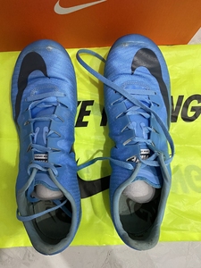 nike super fly钉鞋苏炳添同款孔雀蓝43码