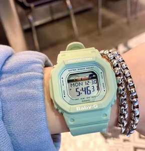 casio卡西欧小方块薄荷绿抹茶绿 全新保真配套齐全