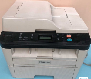 二手东芝301dn有线网络自动双面激光一体机,8成新,打印复