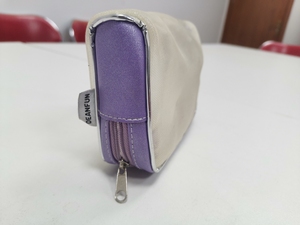 紫色丝网化妆包，女生专用就一个，半透明可钱包或化妆包，全国包