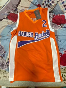 电影《德鲁大叔》凯里·欧文2号 橙色 刺绣篮球运动风个性球衣