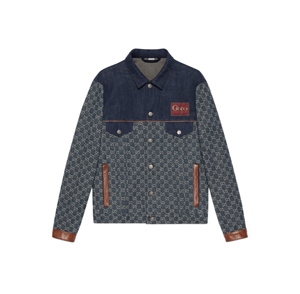 古驰牛仔外套 码数齐全经典满印花logo