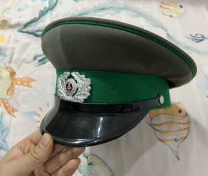 东德 帽子 边境防御 马裤呢 高级士官 大檐帽 56码 带原