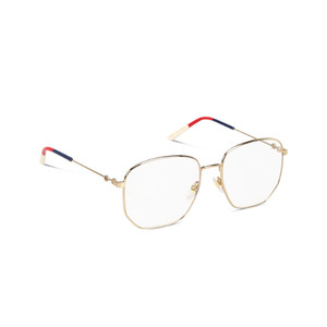 99新未使用 古驰CUCCI镜架男女同款圆框时尚眼镜金属镜架