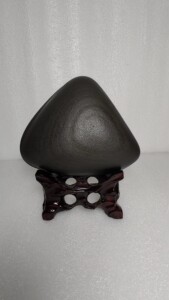 奇石～渭河乌金墨玉摆件