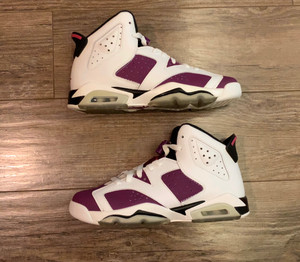 全新乔6 AJ6 JORDAN 6 GS 乔丹6代 紫葡萄