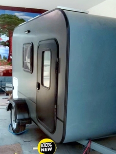 露营拖挂房车,营地小拖车,水滴,拖车, 适合短途旅游.tra