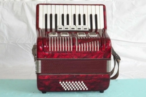 二手 德国制造冠军手风琴 40贝斯,声音强烈,寄存器正常