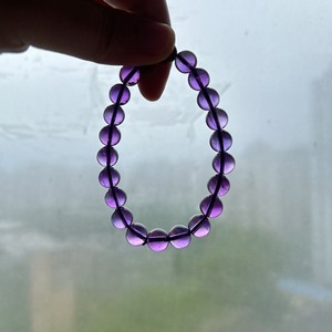 极品紫水晶手链