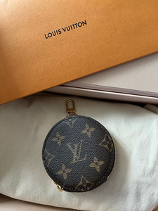 lv圆形零钱包五合一拆卖圆饼包小零钱包 全新正品未使用