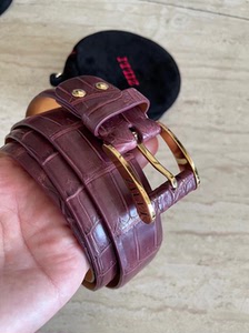 粉丝福利# zilli 鳄鱼皮腰带 可任意裁剪zilli