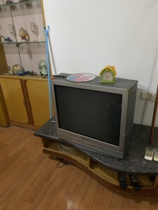 松下panasonic牌29寸crt平面电视机带遥控器