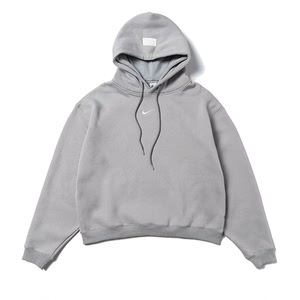 nike耐克fog男女高街刺绣小勾加绒双连帽运动卫衣情侣外套