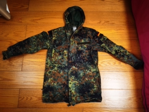 德军公发德斑parka丛斑风衣带内胆 全套!全套!供欣赏!