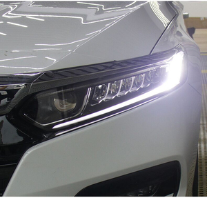 18-21款本田十代雅阁大灯总成改装恶魔眼全led双光透镜流