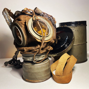 【dsp】一战帝德带罐m17防毒面具