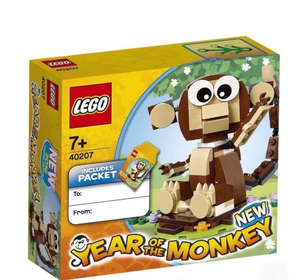 乐高lego,40207生肖猴,全新正版乐高零件,提供pdf