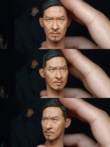 1/6 扫毒 张家辉头雕 张子伟 f社定制白模一翻