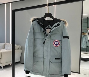 全新加拿大鹅羽绒服天青色远征 可交换moncler