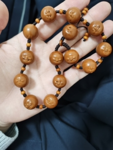 于彬老师本工 七情六欲 正圆 1.55*1.55 橄榄核 纯