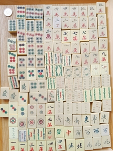 赛璐璐麻将老密胺麻将牌老黄料麻将…不齐可做配牌…可diy配饰