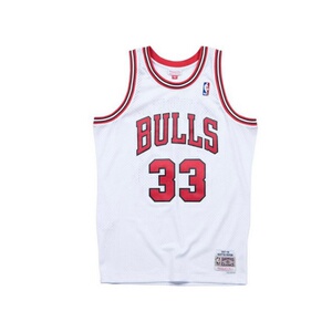 nba球衣 公牛队bulls 33号 女款m